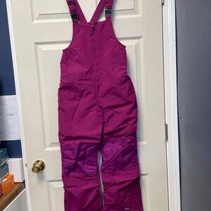 Lands' End Kids Squall Waterproof Iron Knee Bib Snow Bibs, NWT
